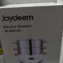 Joydeem Electric Food Steamer for Cooking, 2-Tier Stainless Steel Vegetable & Food Steamers, 15L/15.9 qt Large Capacity, JD-DZG15B