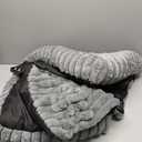 Wn's Day Luxurious Dog Couch Bed, Washable Calming Dog Couch Cover, Removable Couch Protector for Dogs, Waterproof Sofa Bed, Pet Bed Mats for Couch, Pet Couch Covers for Sofa (Grey, L)