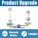 Grab Bars for Shower Handle Shower Grab Bars for Seniors Safety 2 Pcs 16.18 Inch Elderly Suction Cup Bathtubs and Showers Toilet Handles for Elderly Safety Walls Bathroom Tub Handles Hand Rail