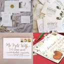 Winlyn Blank White Cards and Envelopes 100 Pack, 5 x 7 Folded Greeting Cards and A7 Invitation Envelopes 5 1/4 x 7 1/4 Self Seal 95lb for Weddings Shower Graduation Business Announcements Mailing