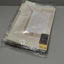 2 Piece Expanding Wall Accordion File Folder, A4 File Wallet Bag with Hanging 6 Transparent Pockets, Portable and Foldable File Storage Organizer with 6 Folders for Classrooms Offices (White,Black)