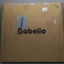 Babelio 31.5-55" No Bottom Bar Baby Gate Extra Wide, 2-in-1 Auto Close Dog Gate for The House, Stairs and Doorways, with Large Walk Thru Door, Black