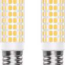 E17 8206232A Microwave Light Bulb 1890433 8206232 AP4512653 Replacement Part by LAOYEHAOHE - Compatible for Whirlpool & LG & Kenmore &GE & Maytag for Microwave, Stove Hood (Daylight White, 7W-2Pack)