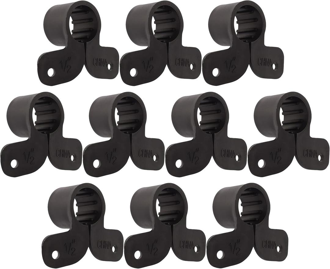 SharkBite 1/2 Inch Suspension Clamp, Pack of 10, PEX Pipe, CTS, 23071A10