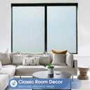 SUNBABY Window Privacy Film Frosted Glass Windows Clings Heat Blocking Windows Film Decorative Bathroom Door Windows Coverings Frosting Day and Night Privacy Film Home Window Tint,17.5x157.5IN