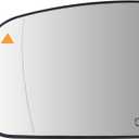 Blind Spot Driver Side Mirror Replacement for Jeep Cherokee 2014-2019 Jeep Compass 2017-2021, Left Exterior Side Rearview Mirrors Glass, with Backing Plate, Power Heated,Blind Spot Detection