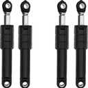 4PCS NEW WH17X10001 WH17X10015 WH17X10019 Washer Shock Absorbers Compatible with GE Washer Replaces 278890 AP2046228 PS270563 EAP270563 PD00001684