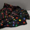 Wenouy 3 Pack Mens Christmas Pajama Pants Microfleece Plaid Pajama Bottoms Sleepwear PJ Sleep & Lounge Pants with Pockets & Drawstring XXX-Large, Black Xmas Lights, Black Elk, Black Candy Cane