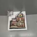 Aircity Christmas Ceramic Village House with LED Light, Handcrafted Holiday Decor for Tabletop and Desk, Shop Theme for Home Dcor