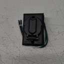 Grounded Convenience Outlet for Outdoor Lamp Post, Briidea 125V 15A Electrical Outlet for Light Pole, Replacement, Black