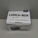 EAST OAK Cordless Electric Lunch Box for Adults, Heated Lunch Box Battery Powered with Automatic Heating, 5.5 Cups Portable Food Warmer with Insulated Carry Bag (Black - Double-layer Bag)