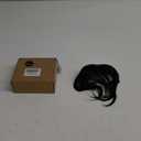 Clip-In Bangs - Real Human Hair, Wispy Bangs Clip-Ons (Nature Black) (1"x5")