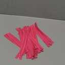 KGS Nylon Zippers for Sewing Crafts | Size: 6 Inch | Color: Pink | 20 Pieces per Pack | Single Color #3 Nylon Zippers for Making Bags, Pouches, Pillow Covers and Sewing Craft Projects