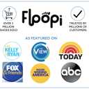 Floopi House Slippers for Women, Fur Lined Clog Womens Slippers Cozy Memory Foam with Indoor & Outdoor Anti Skid Sole (Pink)