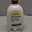 Aveeno Skin Relief Moisturizing Lotion Heals Very Dry, Sensitive Skin, Fast-Absorbing Body Lotion with Triple Oat & Shea Butter, Fragrance Free, Non-Comedogenic, Value Size, 33 fl. oz
