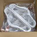 Kids Hangers - 14 Inch, 50 Pack, White, Plastic, Ideal for Everyday Use, Baby Hangers, Durable Infant/Toddler Hangers