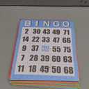 Eersida 200 Pack Jumbo Bingo Cards Set 8" x 9" Reusable Easy to Read Bingo Paper Game Cards Board with Large Numbers Ideal for Seniors, Family Game Night Activities