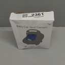 Pea Pod Car Seat Cover Baby, Infant Car Seat Canopy Covers for Newborn with 2 Layers Windows of Breathable Mesh Fabric, Lightweight Polyester/Soft Minky Dot Backing (Ocean) (Single Zipper, Blue)