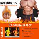 Waist Trainer for Women Lower Belly Fat, Waist Sweat Band for Women, Belly Band Sweat Belt, Stomach Wrap, Body Shaper (Black, M)