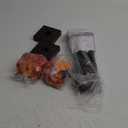 EAMBRITE Lighted Maple Tree Fall Decor, Fall Tree with Lights Thanksgiving Decorations,24 LED 2 Ft Artificial Tree USB/Battery Operated Centerpiece Table Decorations for Autumn Harvest Home (2 Pack) (Orange)