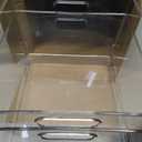 ClearSpace XL Clear Plastic Storage Bins - 2 Pack for Kitchen Cabinet and Fridge Organization