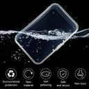 Jetec 6 Pieces Mini Plastic Clear Beads Storage Containers Box for Collecting Small Items, Beads, Jewelry, Business Cards, Game Pieces, Crafts (3.3 x 2.1 x 1 Inch)