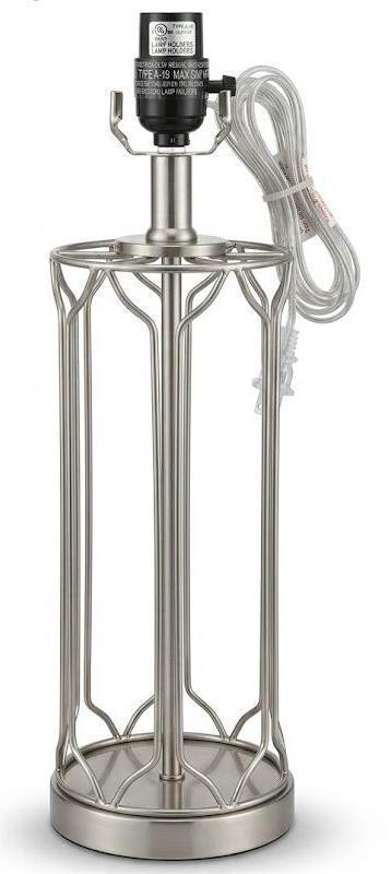 Silver Decorative Lamp, 100 Watt 20"