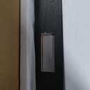 24" Night Stand Fluted Nightstand with Charging Station End Table 2 Drawers Storage, Large Modern Wood Wide Bedside Stand Side Table for Bedroom, Home Office Black Brown