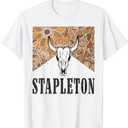 Howdy Stapleton Western Stapleton Punchy Cowboy Style T-Shirt, S 