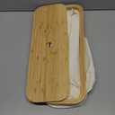 LONBET Toilet Paper Storage for 12 Rolls, Stackable & Foldable - The Ultimate Bathroom Organizer - Waterproof Basket with Bamboo Lid - Elegant Toilet Paper Storage Holder, Beige