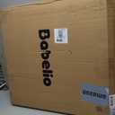 Babelio Baby Gate for Stairs, Kitchen & Doorways, No Bottom Bar| Easy Installation| One-Handed Operation| Auto-Close| Hardware Mount (Drill Needed) Safety Dog Gate (Black - B17, 29-49" W, 28" H)