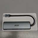 Acer USB C Hub, 7 in 1 Multi-Port Adapter for Laptop, 4K, HDMI Splitter with 2 USB A 3.1 & Type-C to HDMI Data Port, PD 100W Charging, SD Card Reader for Computer, Desktop, Space Grey