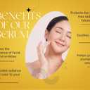 Vitamin C Face Serum - Brightening, Hydrating, Glowing Skin with Hyaluronic Acid, Turmeric, Vitamin E, Green Tea Extract, Anti Aging Facial Serum for Fine Lines & Wrinkles  1 Fl Oz