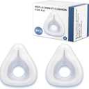 2 Pack Replacement Cushion Compatible with ResMed AirFit F20 Medium, F20 Full Face CPAP Mask Cushion Supplies, Ultra-Soft & Durable, Covers Nose and Mouth (2)