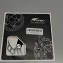 BUCKLOS IIIPRO 140mm 160mm 180mm 203mm Floating Bike Disc Brake Rotor with 6 Bolts, Mountain Bike MTB Stainless Steel Bicycle Disc Brakes Rotors for Road Bike/Ebike/BMX(Black)