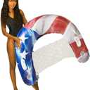 PoolCandy Sun Chair Water Raft, Multiple Chair Styles (White)