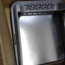 2PACK Stainless Steel Litter Box, Extra Large Litter Boxes for Big Cats, XL Metal Cat Litter Box with Lid High Sides, Anti-Urine Leakage, Non-Sticky, Scoop Included