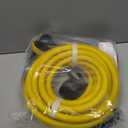 Kanayu 30 Amp RV Marine Adapter RV Extension Cord with Locking Connector Plug Compatible with NEMA TT-30P to L5-30R, Generator Power Cord with 90 Grip Handle, 10AWG/3C STW, ETL Listed(1.5ft)