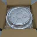 9 Inch Pie Pans Disposable (12 Pack) - Heavy-Duty Aluminum Foil Pie Tins, Standard Baking Tin Plates for Pies, Quiches, Desserts, Oven Safe & Easy Cleanup