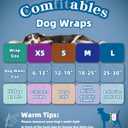 Dog Diapers Male Wraps, Disposable Male Dog Diaper, Super Soft Absorbent Doggie Diapers for Boy Dogs with Incontinence Marking or Excitable Urination(XS, 50)