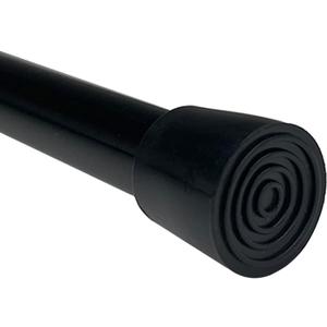 Small Short Tension Rod, 42 Inches Rust-Resistance Spring Adjustable Rods, Black