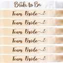 Bride to Be Sash, Bachelorette Party Supplies Engagement Party Favors, Bridal Shower Sashes Bachelor Decorations Just Married Gift Engaged Decor Accessories,Rose Gold