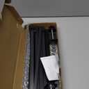 Over The Table Rod Stand with Clamps Adjustable 13''-42'' Tall 29"-98" Length Black Table Arch Hanging for Wedding Birthday Party Halloween Christmas