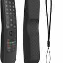 Universal MR24GA MR24GN AKB76045003 Magic Remote Control with Black Silicone Protective Case, Compatible with LG TV C1 C2 C3 C4 MR23GA MR22GA MR21GA MR20GA, Voice and Pointer Function