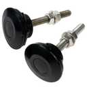 Modengzhe 2 Pcs 2.45-Inch Quick Release Push Button Hood Pins, Quick Latch and Release Engine Bumper Hood Lock Pins for Racing Cars