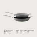 All-Clad HA1® Ceramic Nonstick , 2-Piece Fry Pan Set, Induction Ready