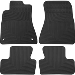 Car Floor Mats Custom Fit for Lexus is 2005-2013 IS350 IS250 Black Rubber Auto Liner Mats All Weather Protection Heavy Duty Odorless
