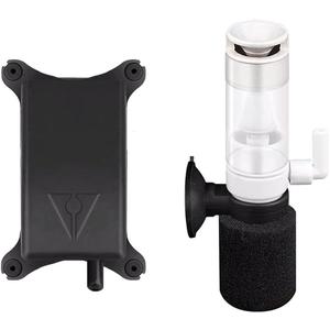 HIERYAN Super Mini Aquarium Single Sponge Filter with Oxygen Pump, 3-in-1 Filtration Ultra Quiet Air Pump, Quiet Submersible Foam Filter for Small Fish Tank 1-10 Gallon