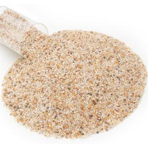 NUPICK 1-3mm Coarse Sand for Plants, 10lb Horticultural Grit for Aquariums, Succulents, Desert Silica Sand for Cactus, Decorative Gravel for Vases Filler, Gold Grit for Bonsai, Landscaping