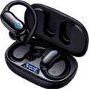 GNMN Wireless Earbuds 96hrs Playback Bluetooth Headphones Stereo Bass Earphones Microphone IPX7 Waterproof Headset for Sports/Gym